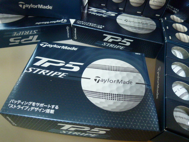 ◆2024年/最新 TP5 STRIPE！日本正規品【TaylorMade】テーラーメイド New TP5 ストライプ STRIPE ツアーボール/ホワイト/1ダース！_画像5
