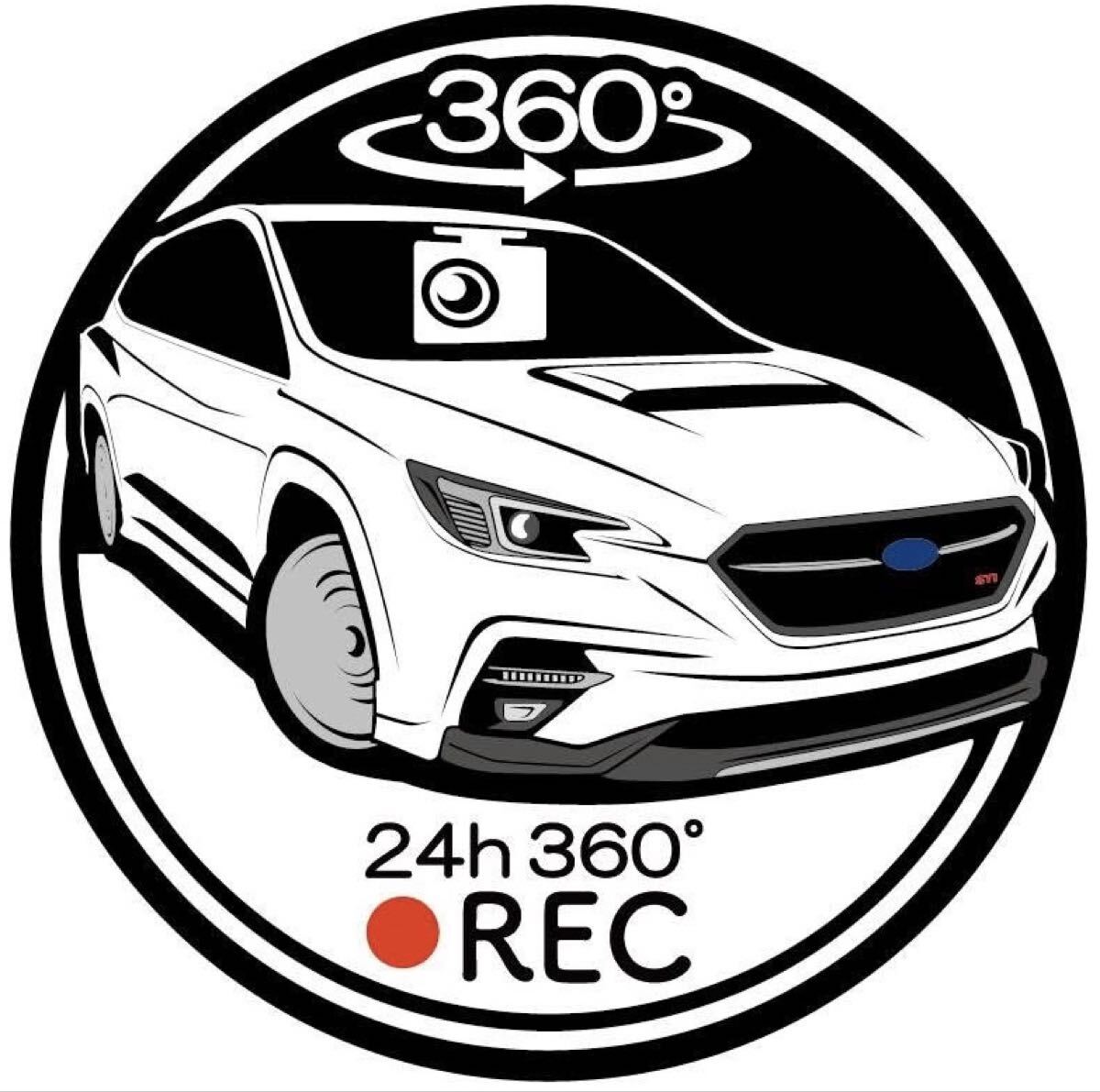 愛車色に変更承ります　レヴォーグ　vn5 sti ドラレコ　ドライブレコーダー　ステッカー　スバル　②_画像2