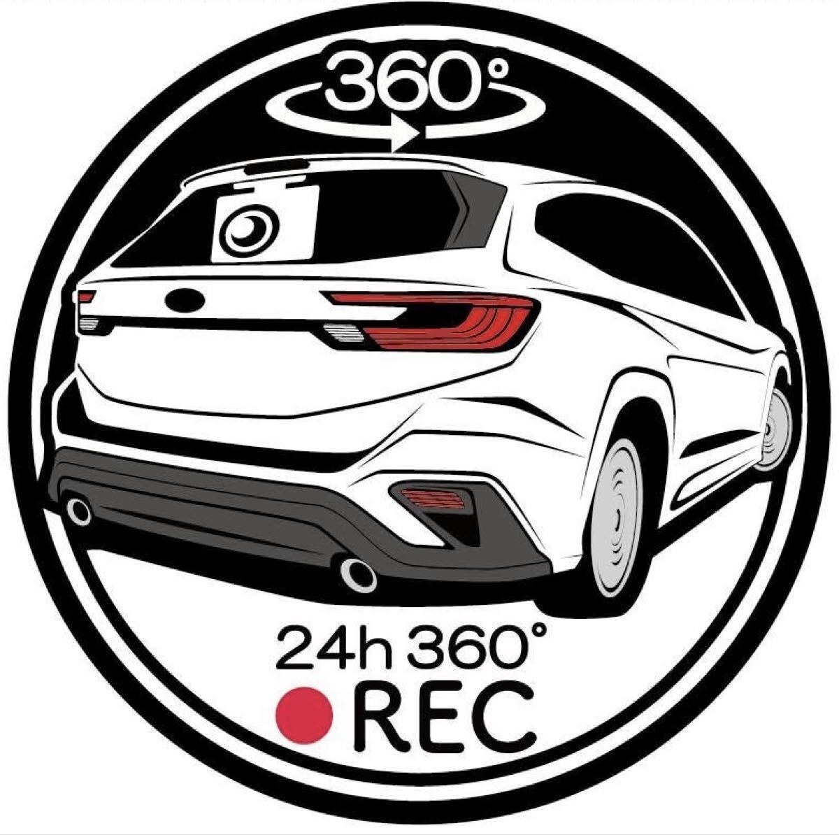 愛車カラーに変更承ります（画像に無い色でも作成承ります）　レヴォーグ　スバル　ドライブレコーダー　ドラレコ　ステッカー　vn5_画像1