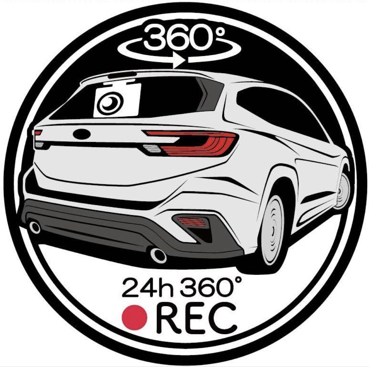 愛車カラーに変更承ります（画像に無い色でも作成承ります）　レヴォーグ　スバル　ドライブレコーダー　ドラレコ　ステッカー　vn5_画像2