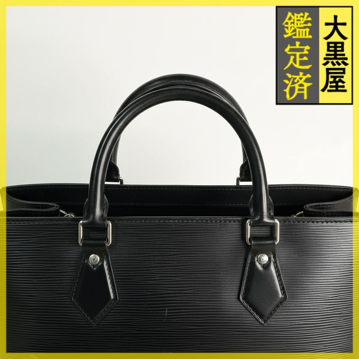 LOUIS VUITTON クレベールPM エピ ノワール ハンドバッグ_画像3