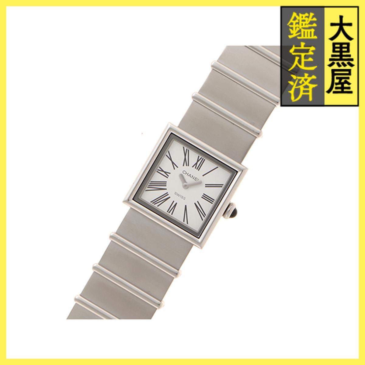 Chanel シャネル マドモアゼル H0827 SS/SS ホワイト 女性用/Ladies watches_画像2