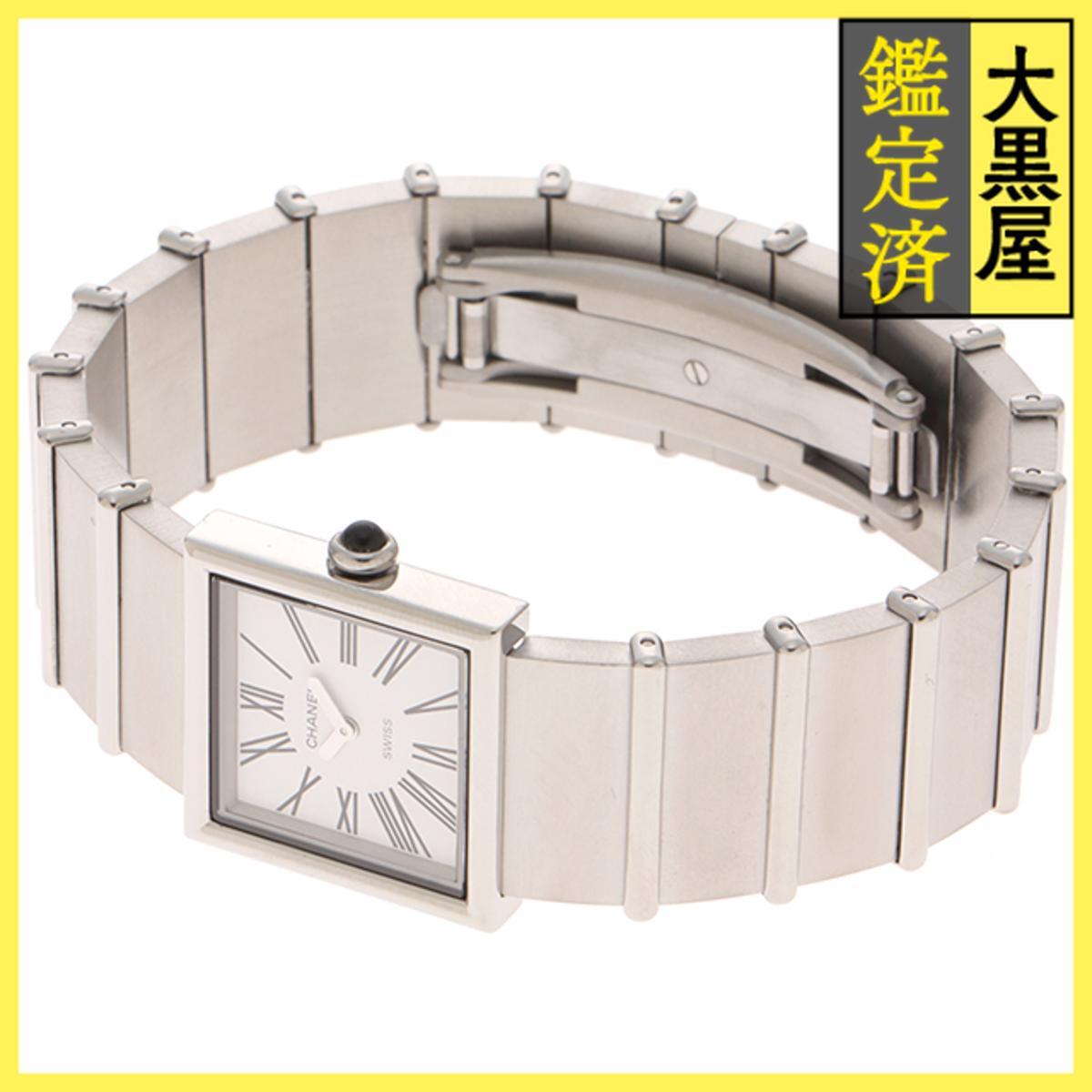 Chanel シャネル マドモアゼル H0827 SS/SS ホワイト 女性用/Ladies watches_画像3