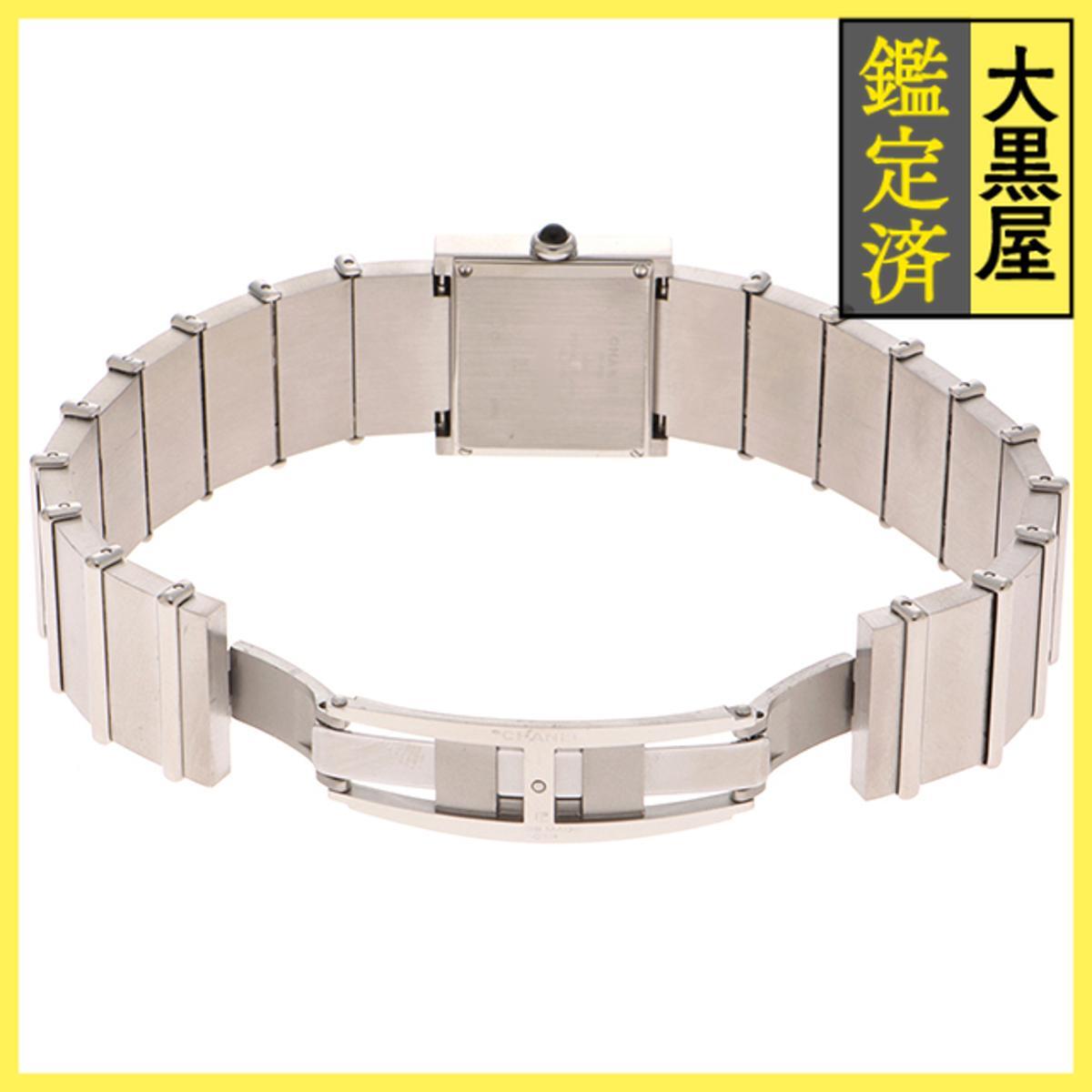 Chanel シャネル マドモアゼル H0827 SS/SS ホワイト 女性用/Ladies watches_画像4