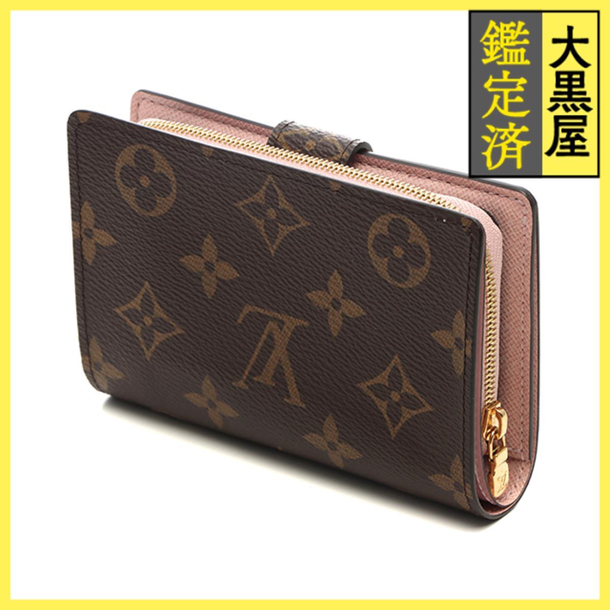 LOUIS VUITTON ルイ・ヴィトン ポルトフォイユ・ジュリエット 2つ折り財布 M80973 モノグラム ローズバレリーヌ_画像2