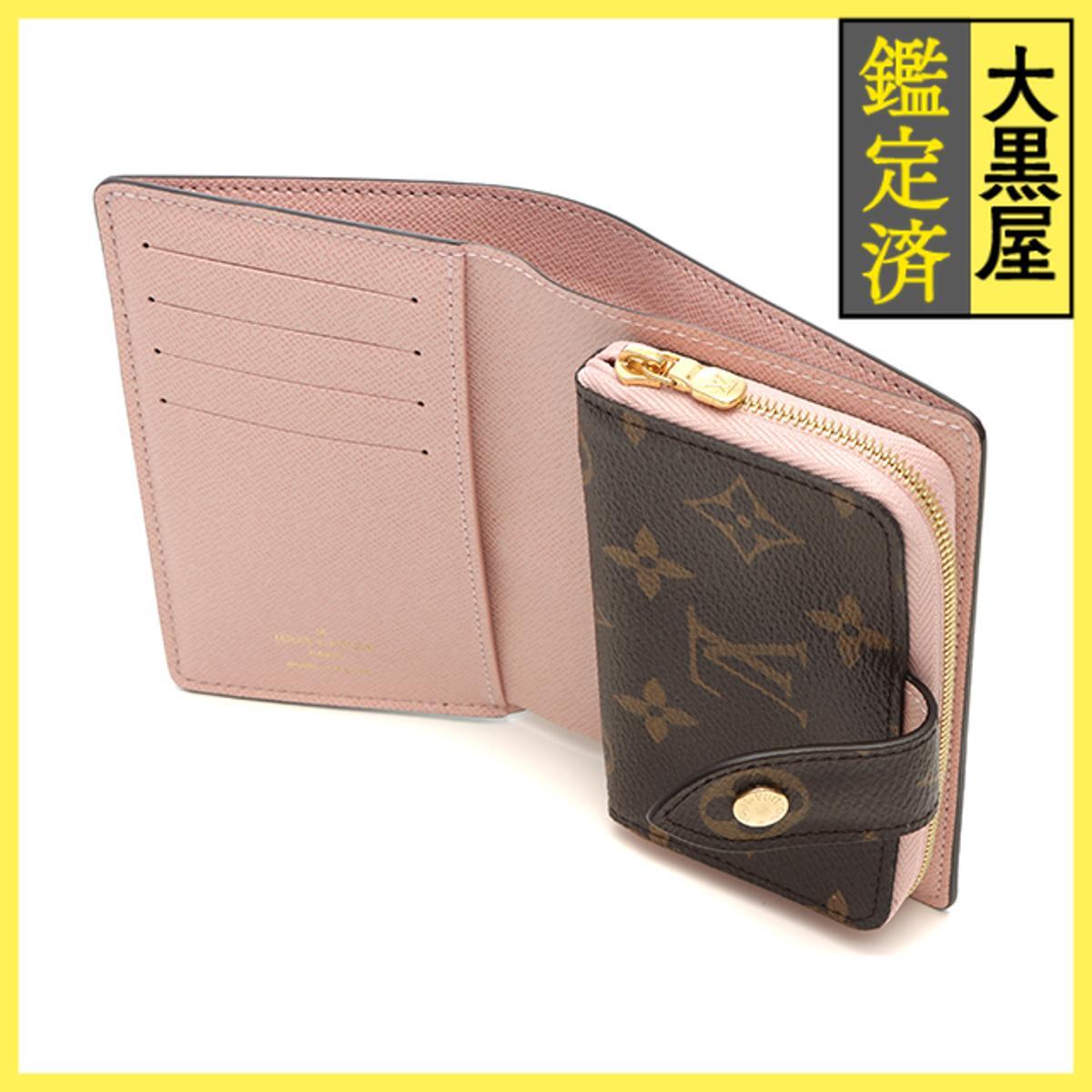 LOUIS VUITTON ルイ・ヴィトン ポルトフォイユ・ジュリエット 2つ折り財布 M80973 モノグラム ローズバレリーヌ_画像5