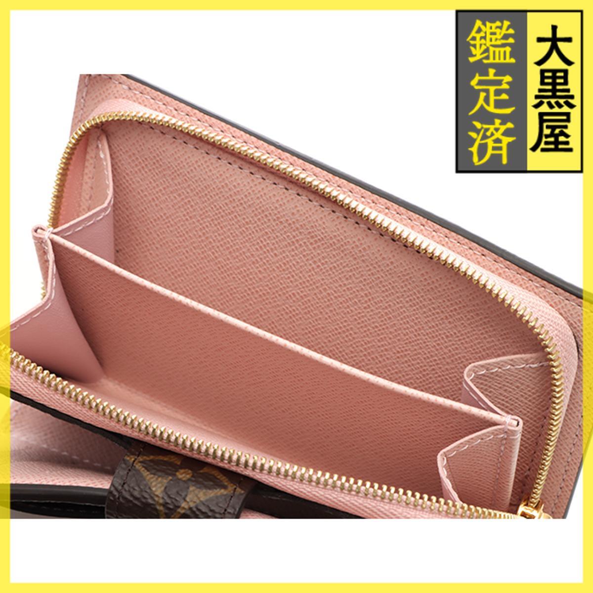 LOUIS VUITTON ルイ・ヴィトン ポルトフォイユ・ジュリエット 2つ折り財布 M80973 モノグラム ローズバレリーヌ_画像6