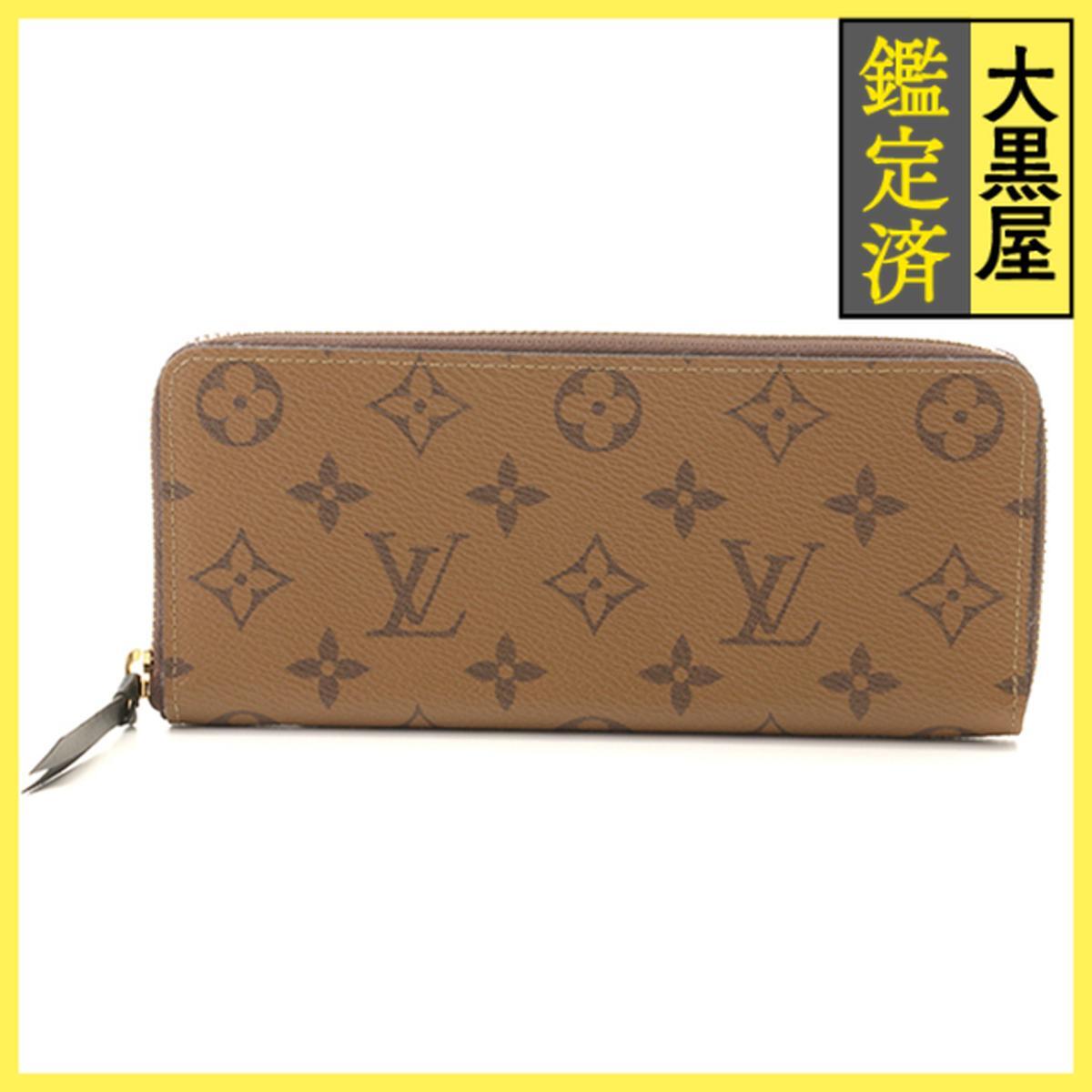 LOUIS VUITTON ルイ・ヴィトン ポルトフォイユ・クレマンス ラウンドファスナー長財布 M82336 モノグラム・リバース_画像1