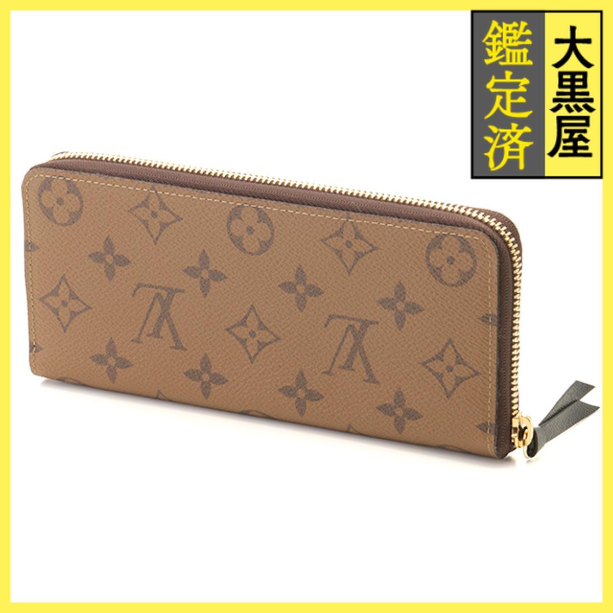 LOUIS VUITTON ルイ・ヴィトン ポルトフォイユ・クレマンス ラウンドファスナー長財布 M82336 モノグラム・リバース_画像2