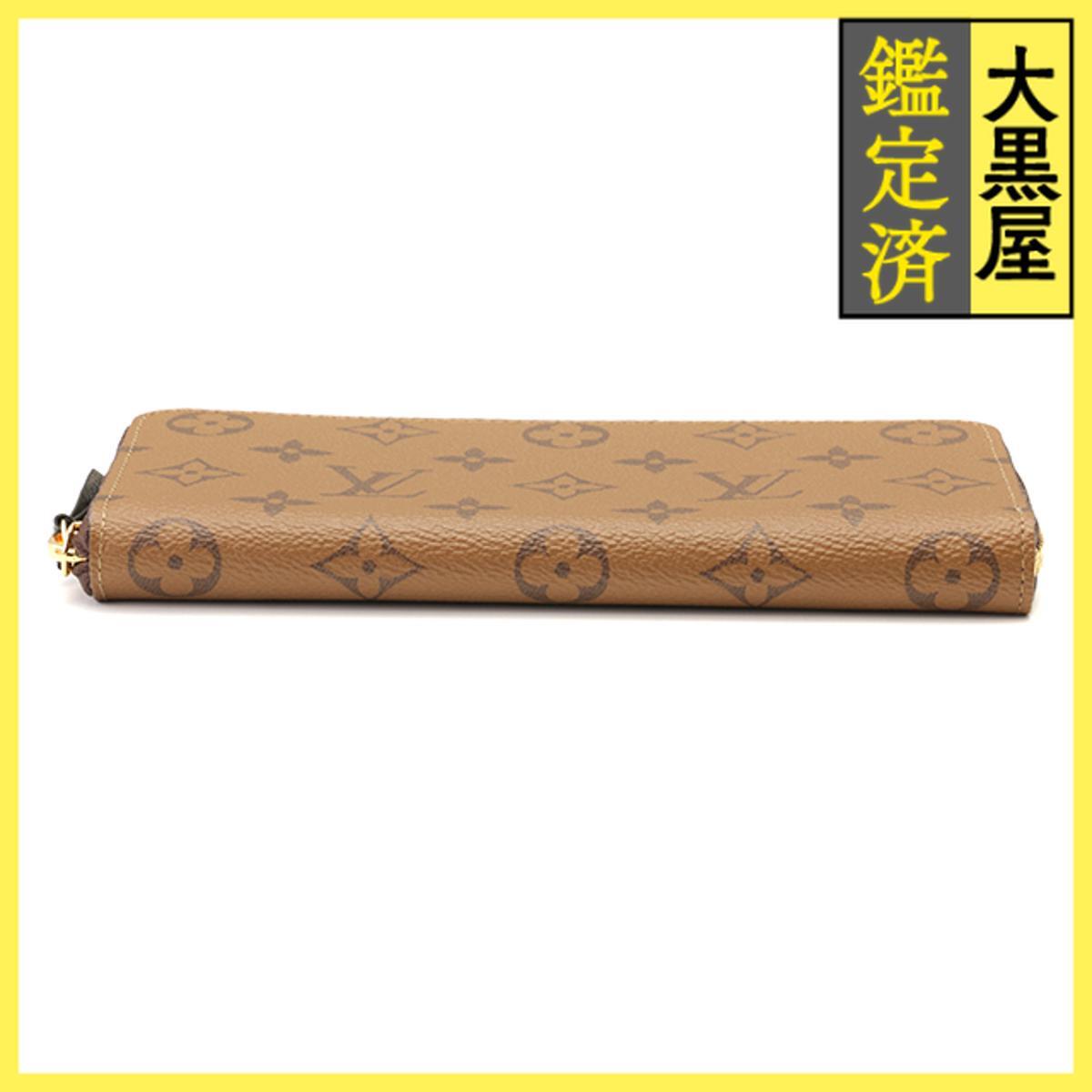 LOUIS VUITTON ルイ・ヴィトン ポルトフォイユ・クレマンス ラウンドファスナー長財布 M82336 モノグラム・リバース_画像3
