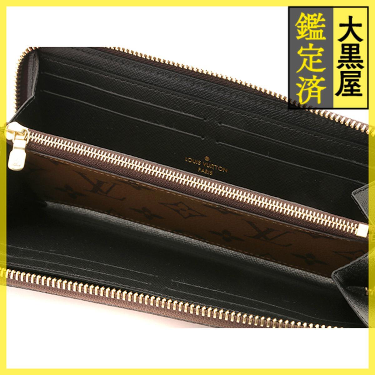 LOUIS VUITTON ルイ・ヴィトン ポルトフォイユ・クレマンス ラウンドファスナー長財布 M82336 モノグラム・リバース_画像4