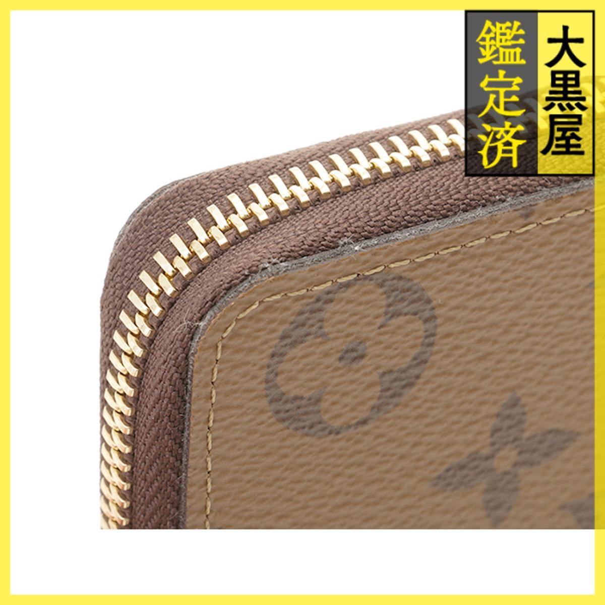 LOUIS VUITTON ルイ・ヴィトン ポルトフォイユ・クレマンス ラウンドファスナー長財布 M82336 モノグラム・リバース_画像6