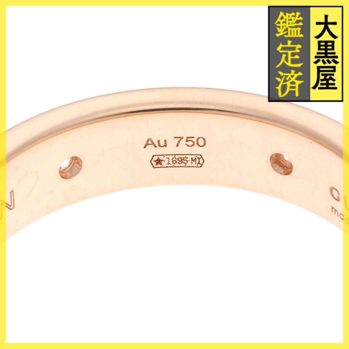 GUCCI　グッチ　アイコンリング　18金ピンクゴールド　18KPG　ダイヤモンド　4.5g　#11_画像4