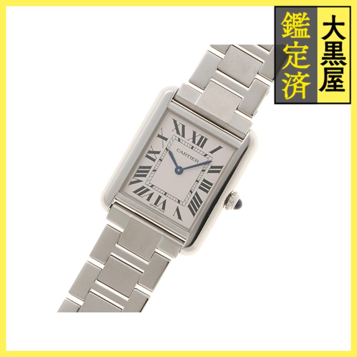 Cartier カルティエ タンク・ソロSM W5200013 SS クォーツ ホワイトローマ 女性用/Ladies watches_画像2