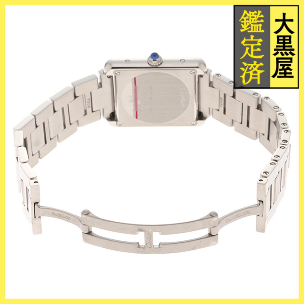 Cartier カルティエ タンク・ソロSM W5200013 SS クォーツ ホワイトローマ 女性用/Ladies watches_画像4