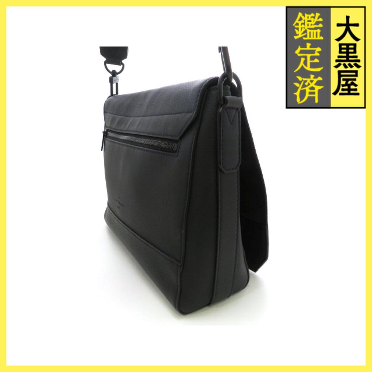 LOUIS VUITTON ルイヴィトン ショルダーバッグ テイクオフ?メッセンジャー LVアエログラム ノワール レザー M57080