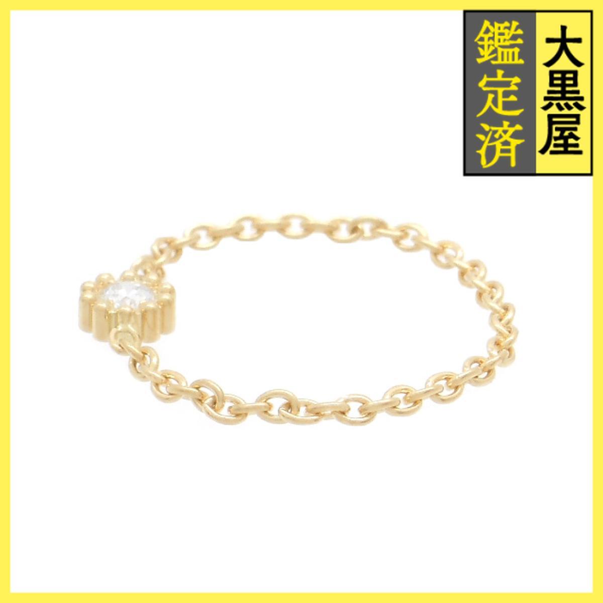 Dior　ディオール　ミミローズリング　指輪　イエローゴールド　YG　ダイヤモンド　49号　0.5g （2143200621090）_画像2
