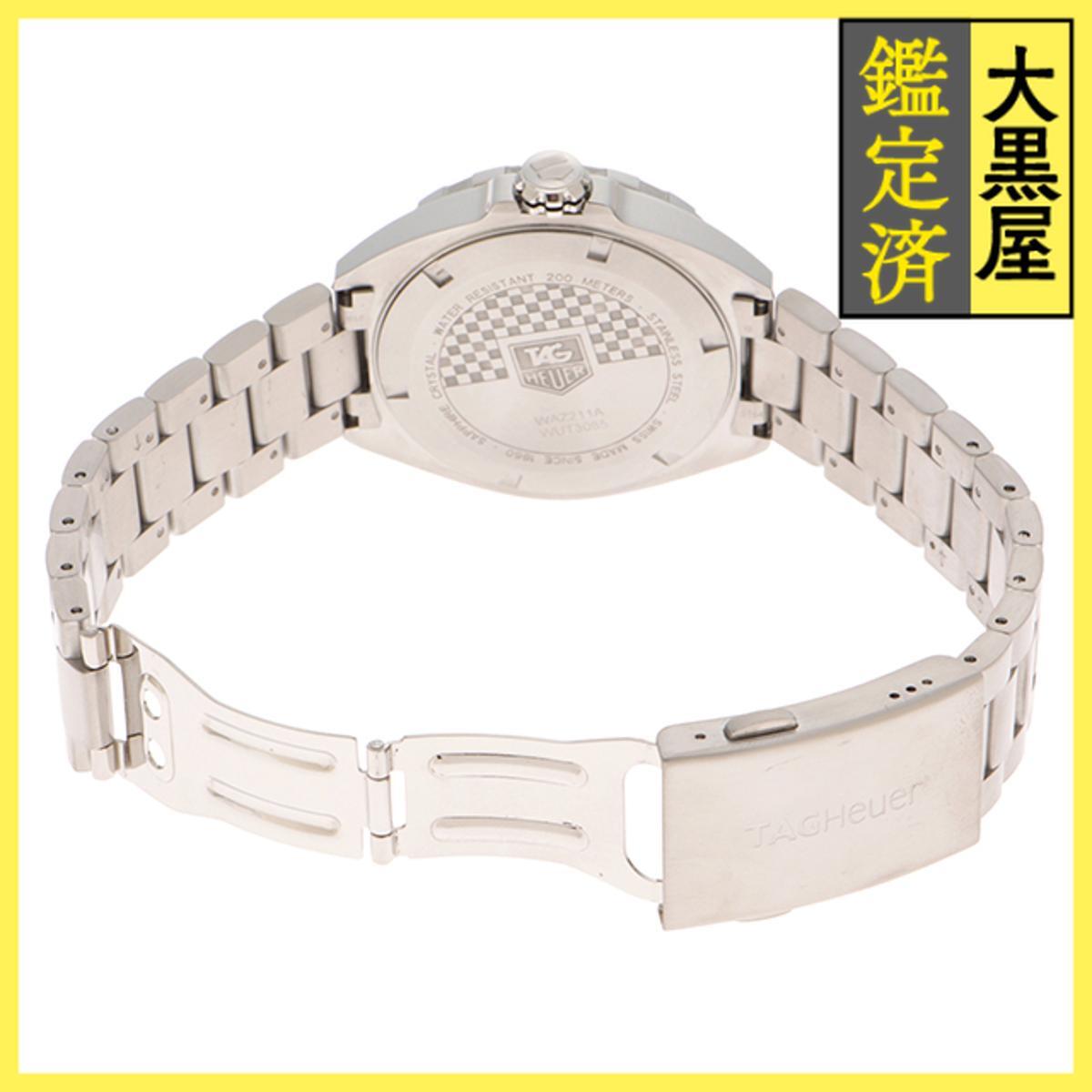 TAG HEUER タグ・ホイヤー フォーミュラ1 WAZ211A.BA0875 SS 自動 ブラック 男性用/Men's watches_画像4