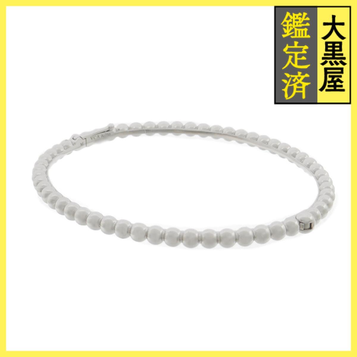 Van Cleef & Arpels ヴァンクリーフ&アーペル ペルレゴールドパール ブレスレット ミディアム ホワイトゴールド WG 20.7g_画像2