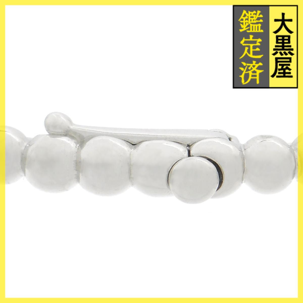 Van Cleef & Arpels ヴァンクリーフ&アーペル ペルレゴールドパール ブレスレット ミディアム ホワイトゴールド WG 20.7g_画像3