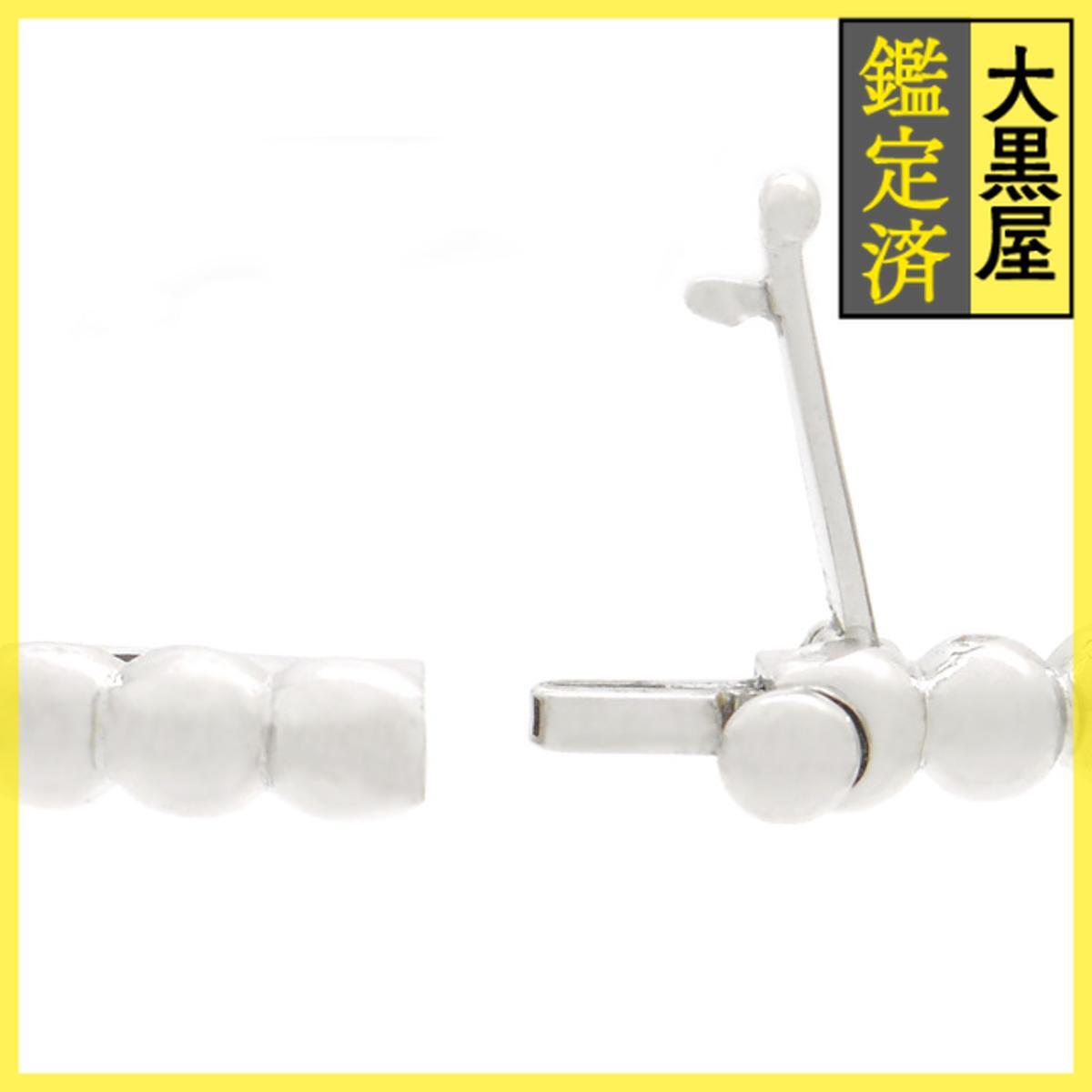 Van Cleef & Arpels ヴァンクリーフ&アーペル ペルレゴールドパール ブレスレット ミディアム ホワイトゴールド WG 20.7g_画像4