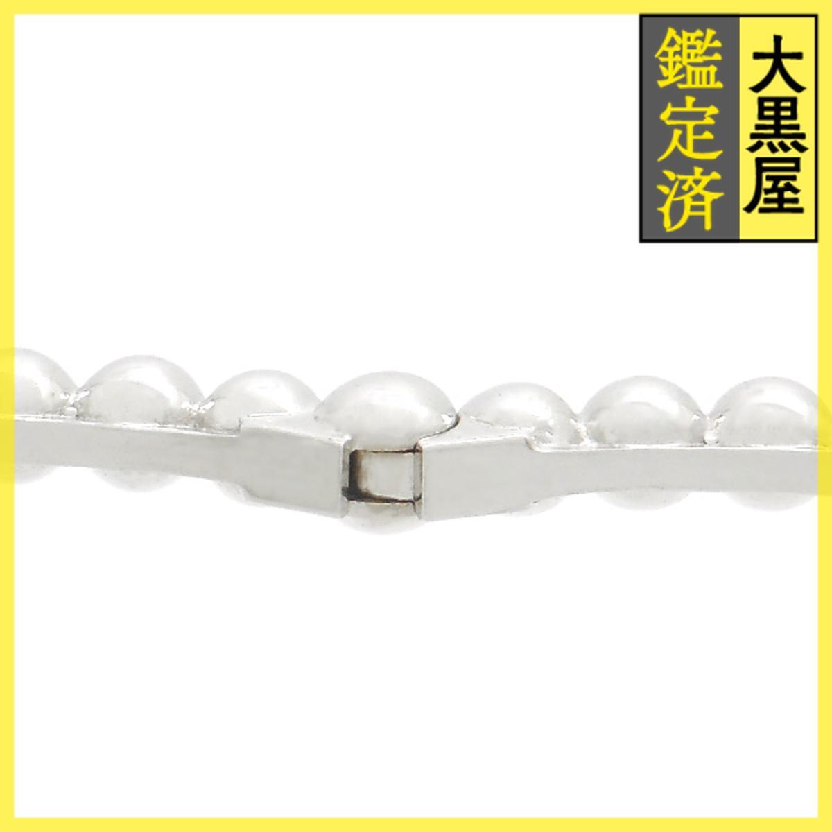 Van Cleef & Arpels ヴァンクリーフ&アーペル ペルレゴールドパール ブレスレット ミディアム ホワイトゴールド WG 20.7g_画像6