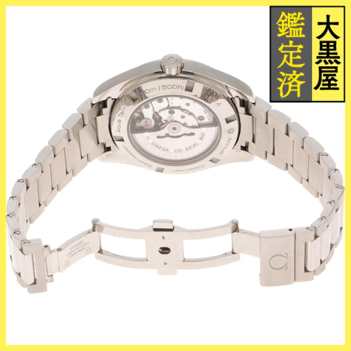 OMEGA オメガ シーマスター アクアテラ 231.10.43.22.01.002 SS ブラック 男性用/Men's watches_画像4