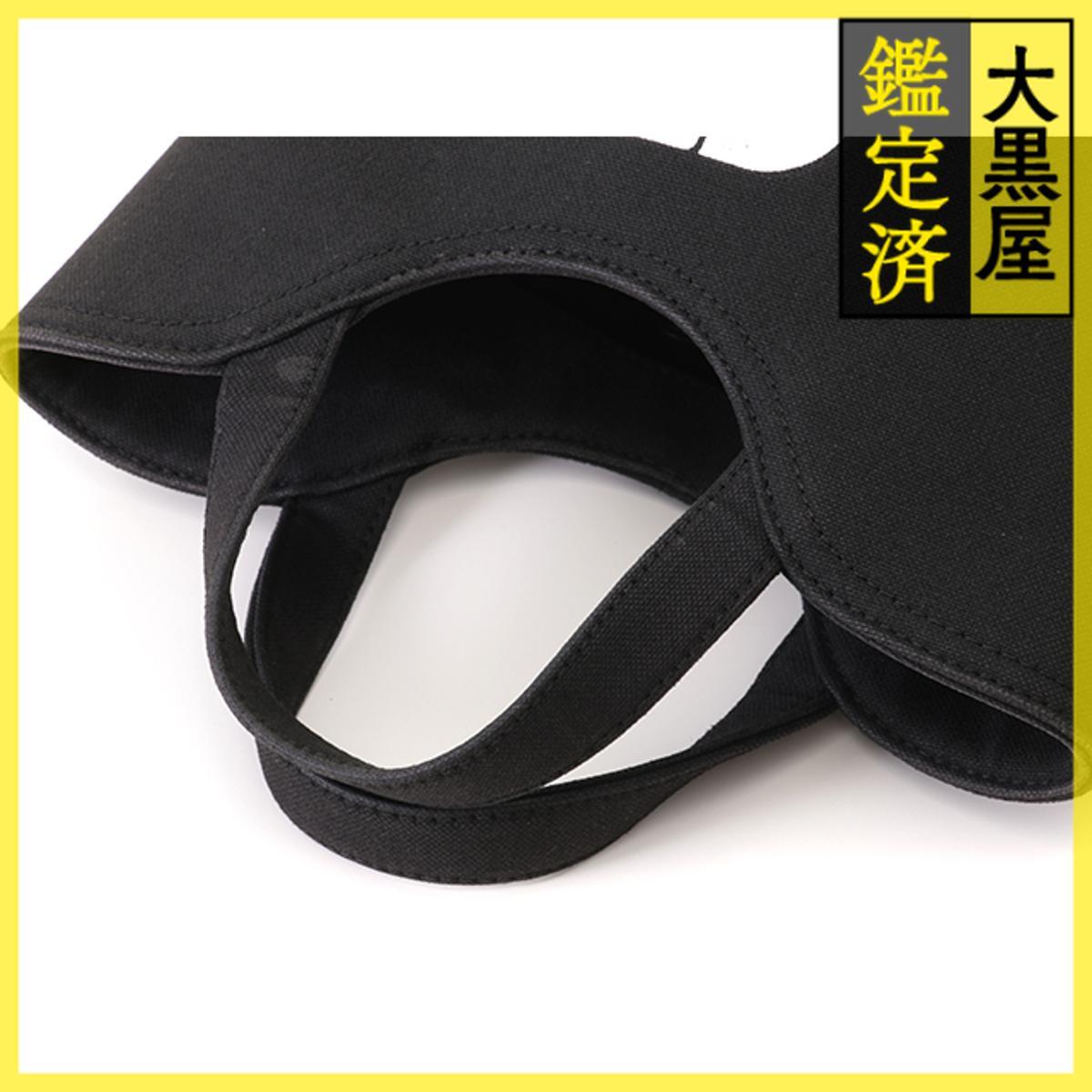 BALENCIAGA Balenciaga wave XS 2WAY сумка черный / белый парусина 619979