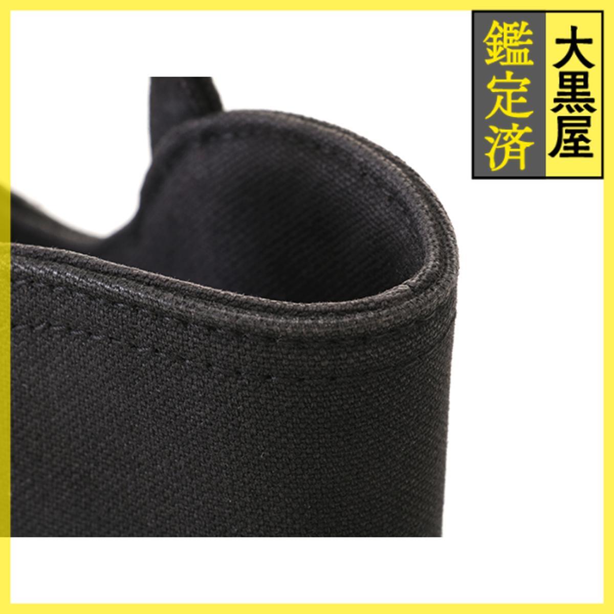 BALENCIAGA Balenciaga wave XS 2WAY сумка черный / белый парусина 619979