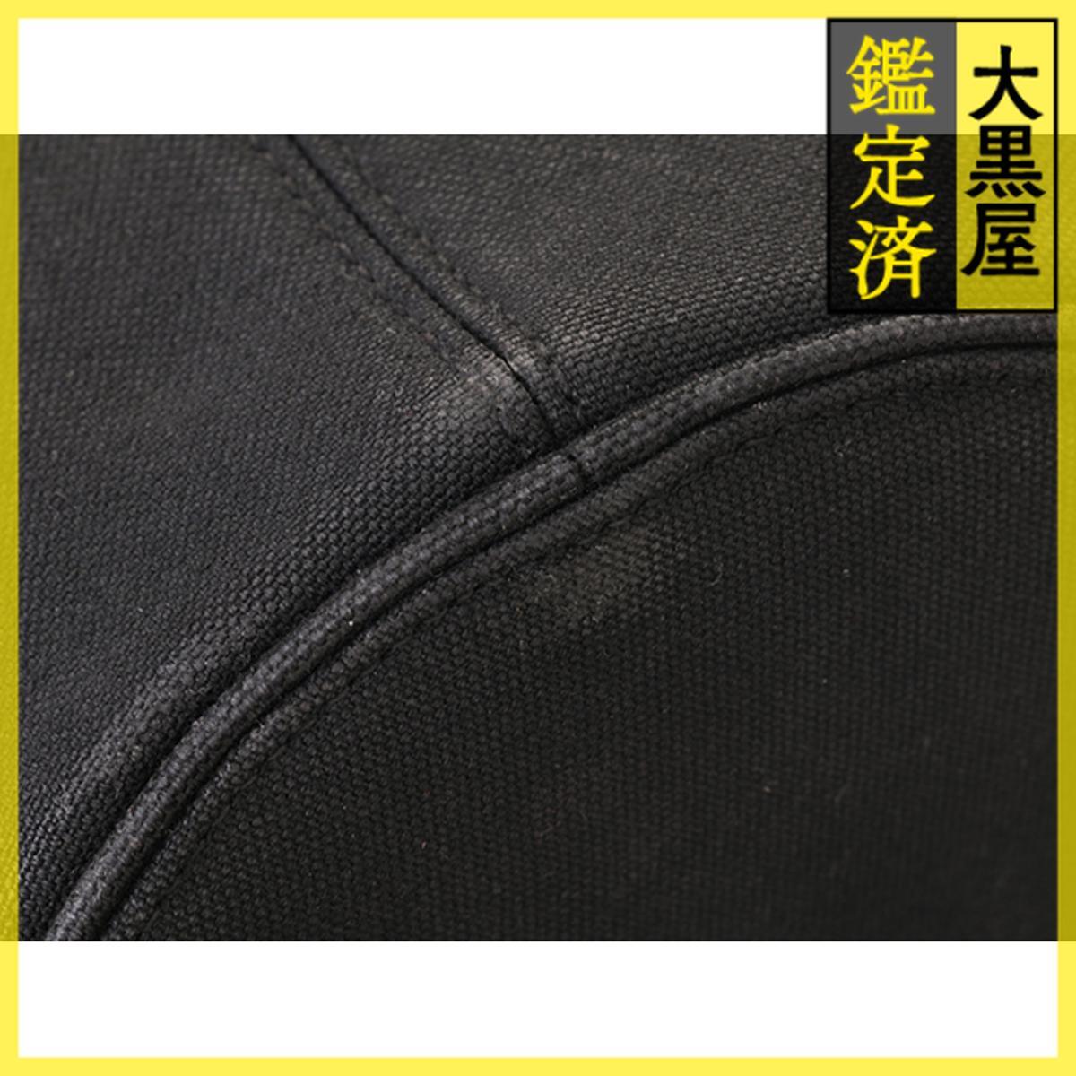 BALENCIAGA Balenciaga wave XS 2WAY сумка черный / белый парусина 619979