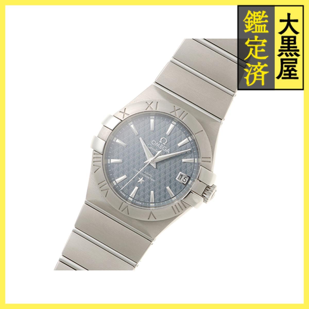 OMEGA オメガ コンステレーション 123.10.35.20.03.002 SS 自動 ブルー 男性用/Men's watches_画像2