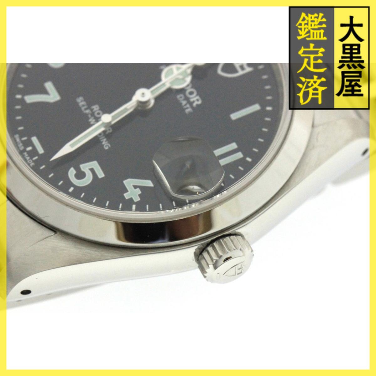 TUDOR チュードル プリンセスデイト ユニークダイヤル 74000 SS/SS 自動 ブラック 男性用/Men's watches_画像4