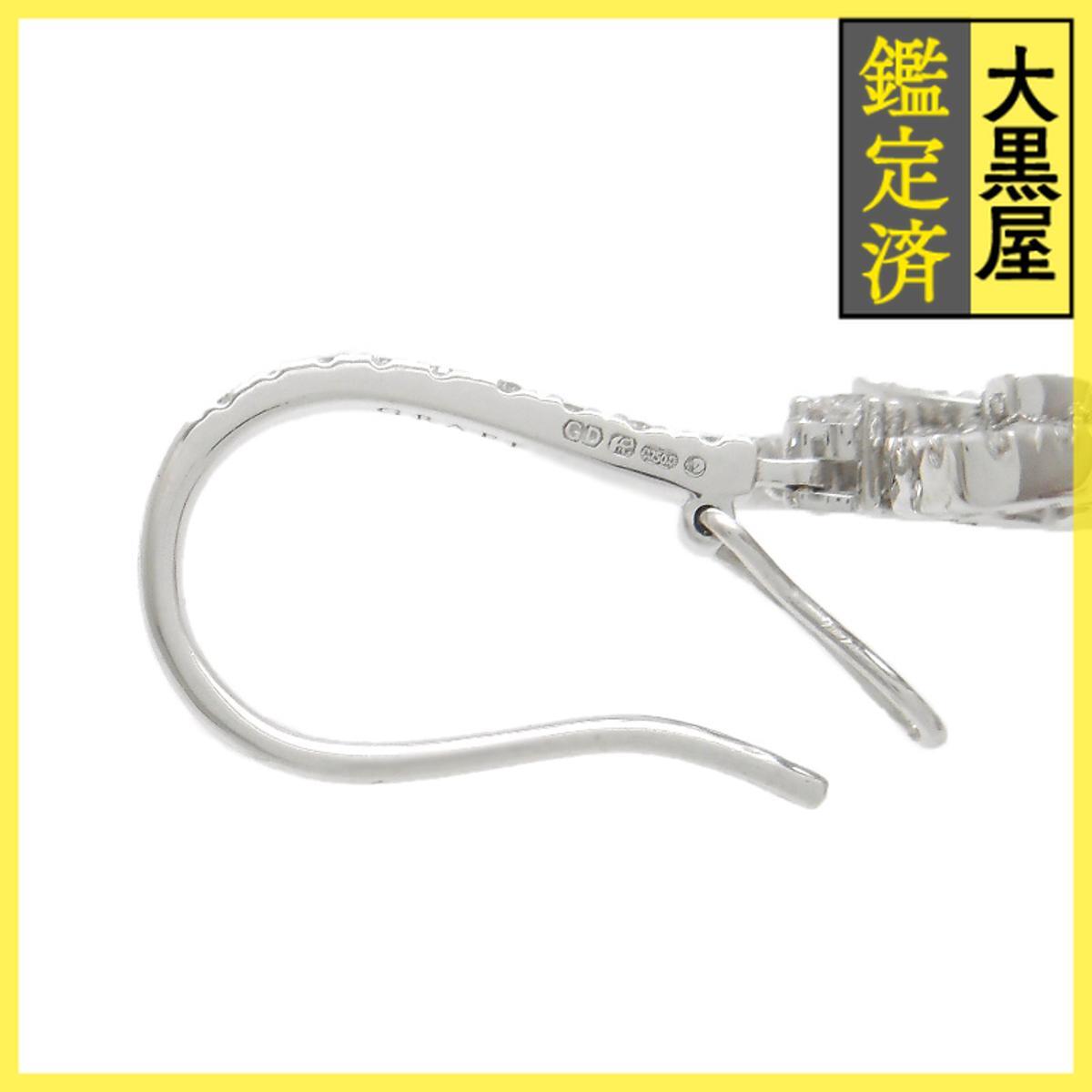 GRAFF グラフ バタフライシルエットドロップピアス ピアス WG ホワイトゴールド ダイヤモンド 5.0g RGE1617_画像7