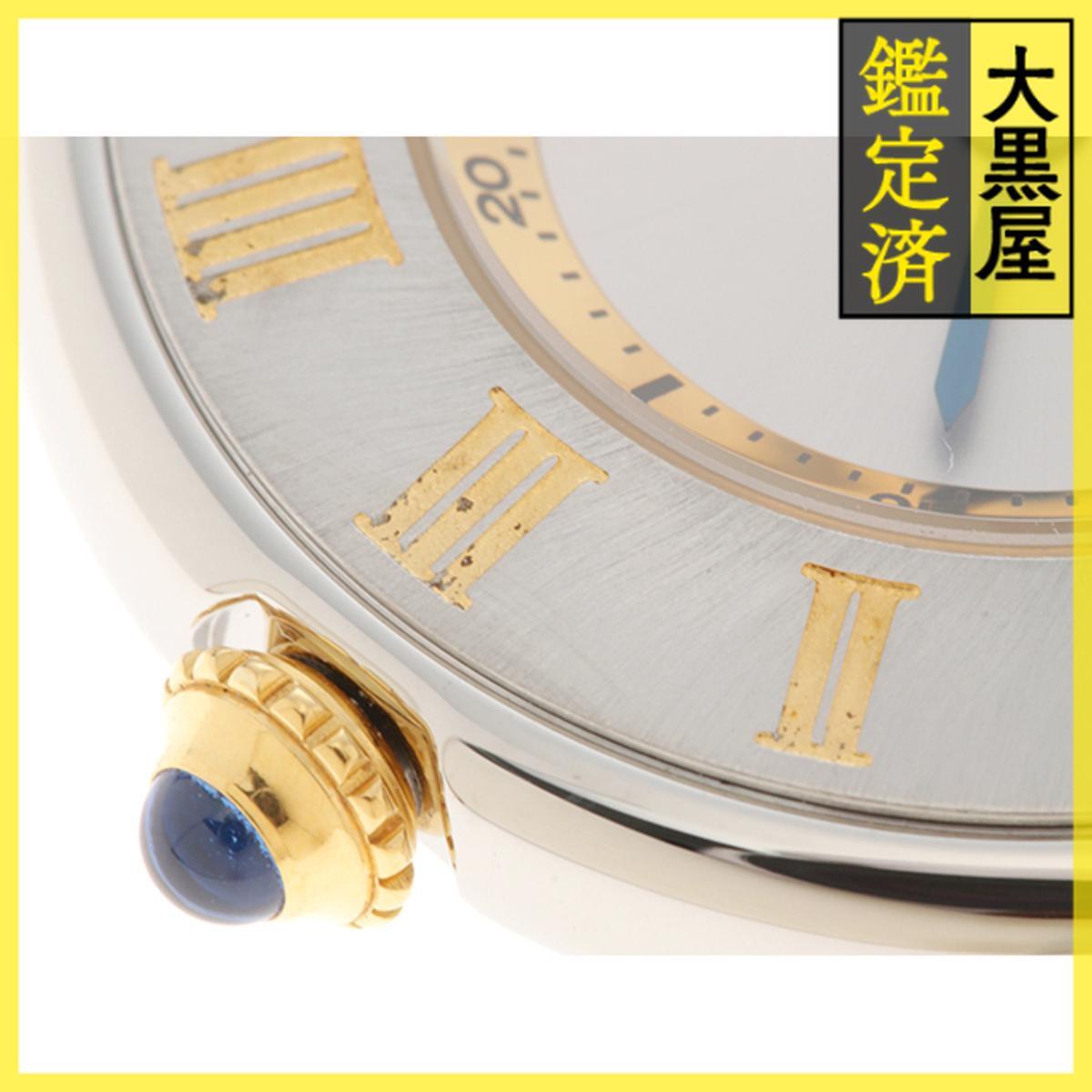 Cartier カルティエ マスト21 W10073R6 SS クォーツ シルバー 女性用/Ladies watches_画像6