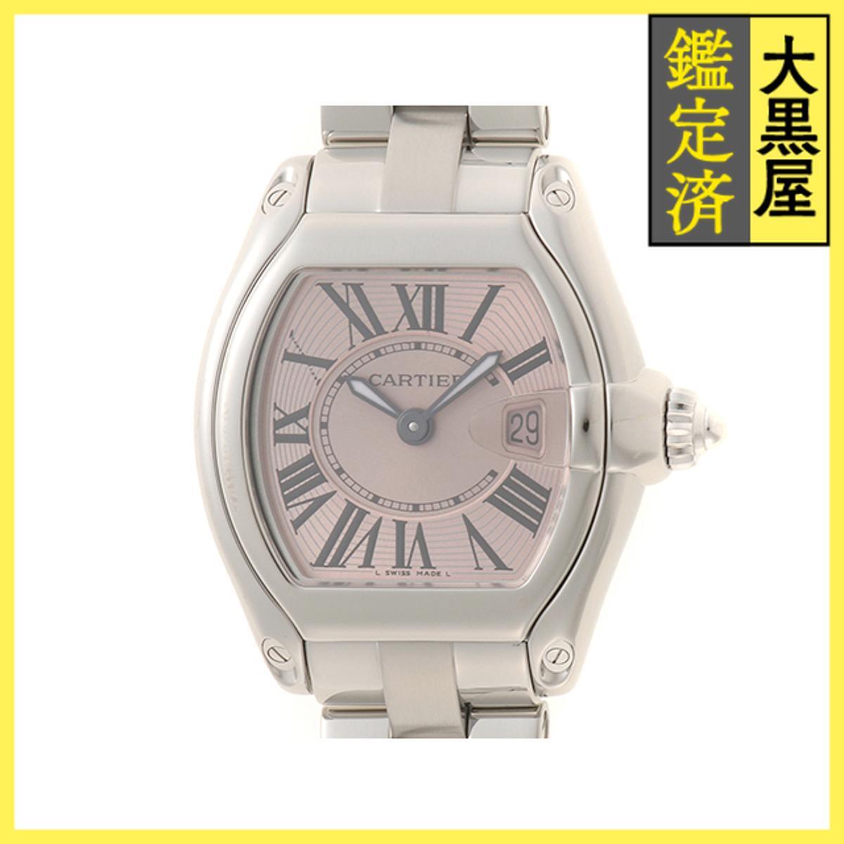 Cartier カルティエ ロードスター W62017V3 SS クォーツ ピンク 女性用/Ladies watches_画像1