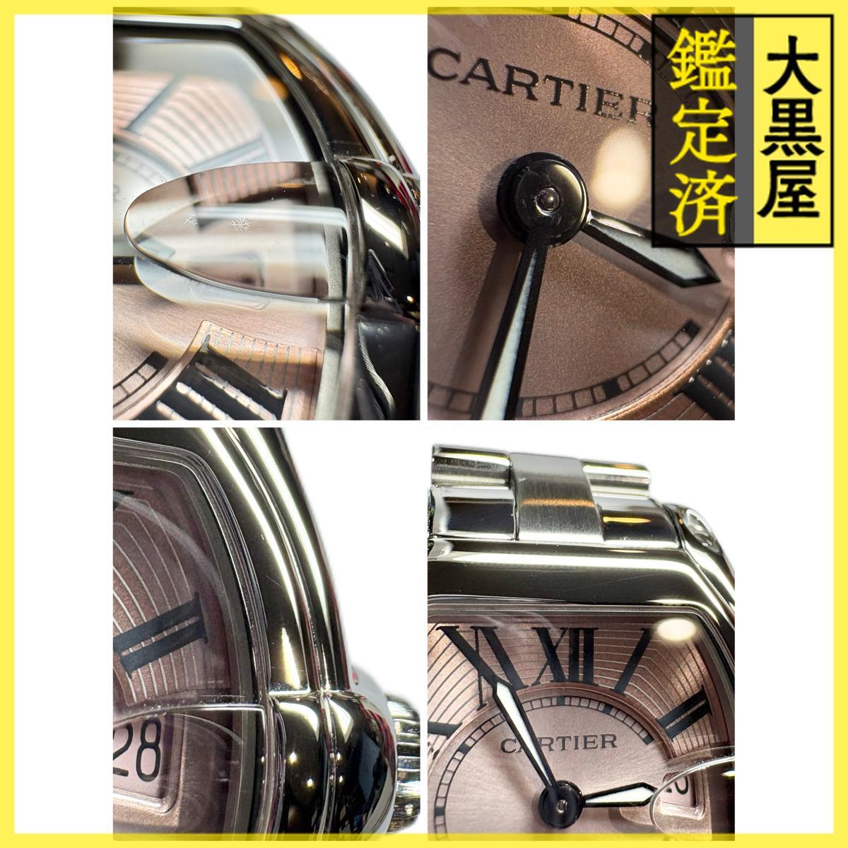 Cartier カルティエ ロードスター W62017V3 SS クォーツ ピンク 女性用/Ladies watches_画像6