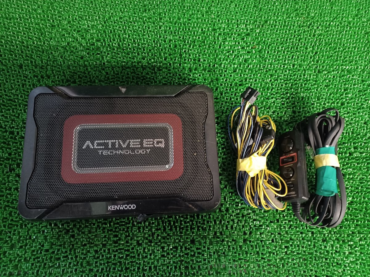 338137★KENWOOD/ケンウッド【KSC-SW12EQ】サブウーハー ウーファー★160W★動作OK★_画像1