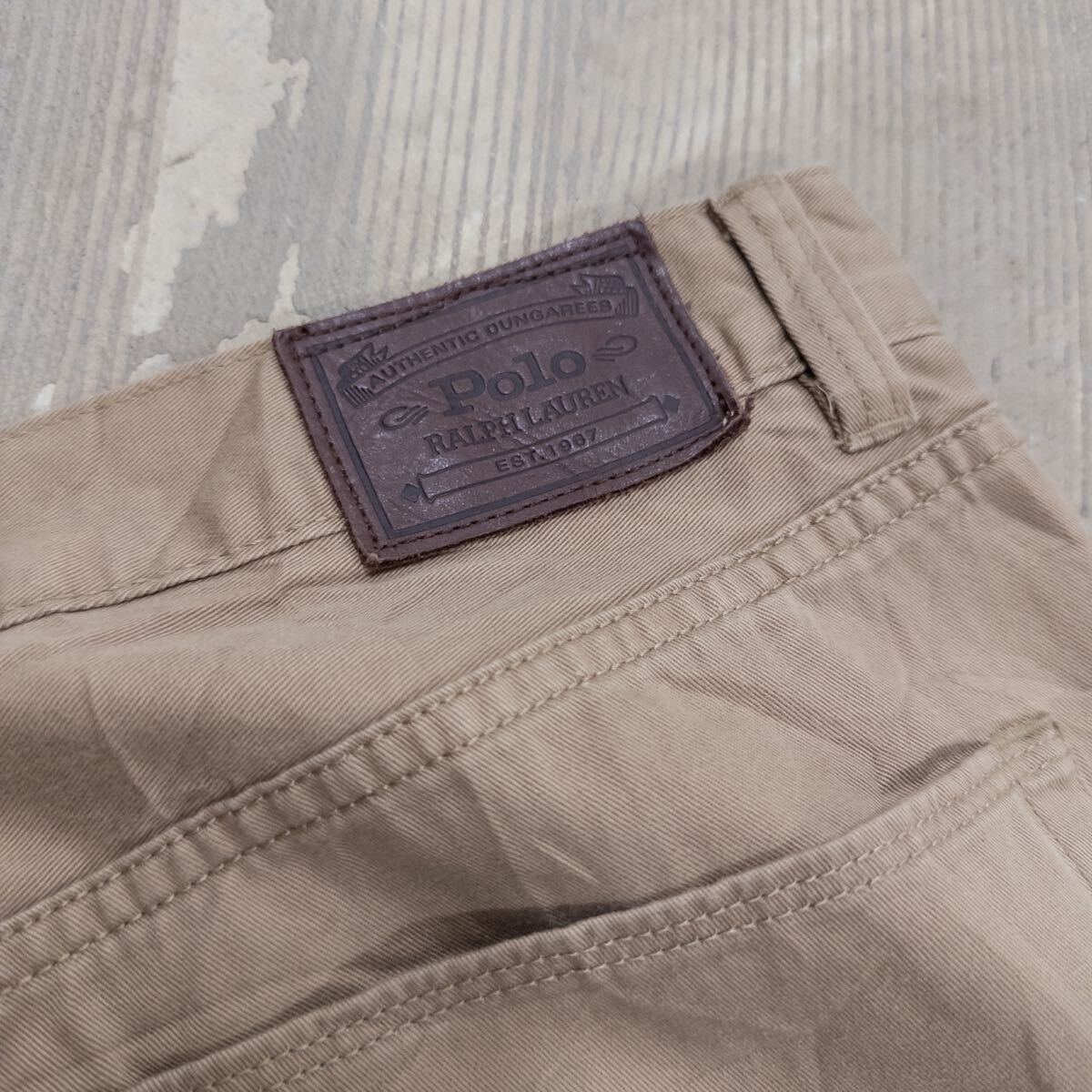 Polo by Ralph Lauren ラルフローレン デッドストック チノパン W38 L34 古着_画像7