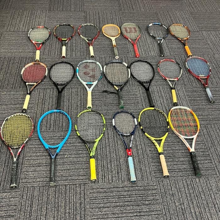 ◆1円スタート◆ウィルソン、バボラ、ヨネックス等 テニスラケット 現状品 おまとめセット スポーツ テニス ラケット 現状品 mc01075802_画像1