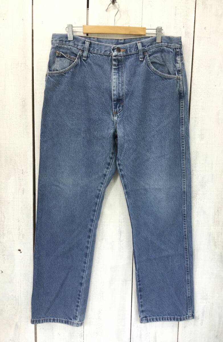 RUSTLER ラスラー メキシコ製 デニムパンツ ジーンズ ロングボトムス W36 L30 メンズL〜XL 大きめ 良品_画像1