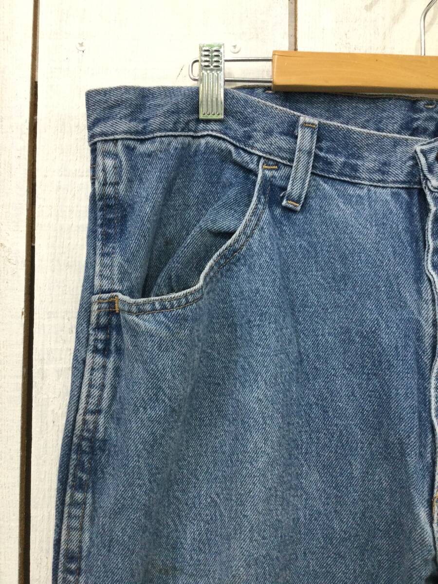RUSTLER ラスラー Wrangler デニムパンツ ジーンズ ロング ボトムス W36 L34 メンズL〜XL 大きめ 良品_画像3