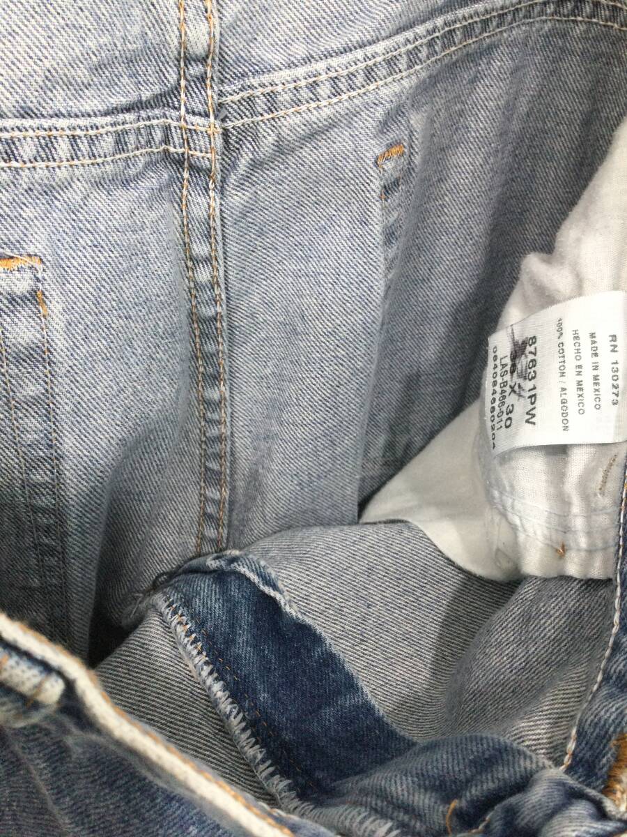 RUSTLER ラスラー メキシコ製 デニムパンツ ジーンズ ロングボトムス W36 L30 メンズL〜XL 大きめ 良品_画像9