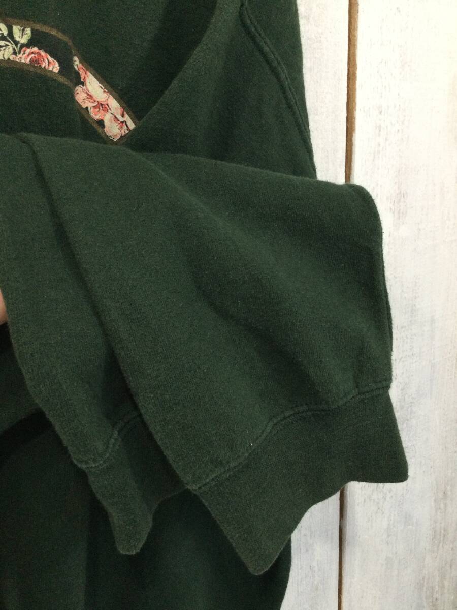 OBEY オベイ メキシコ製 フラワーロゴ プリント スウェット スウェットシャツ トレーナー メンズM 状態良好_画像6