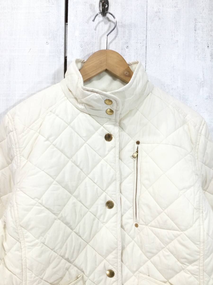 LAUREN RALPH LAUREN ローレンラルフローレン 中綿ジャケット キルティングジャケット ジャンバー レディースXL 一部に汚れあり_画像2
