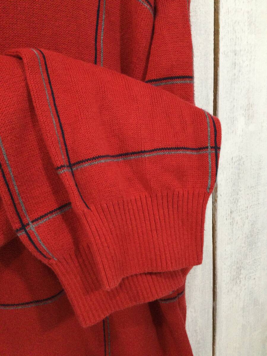 TOMMY HILFIGER トミーヒルフィガー 柄 コットンニット セーター メンズXL 大きめ 良品_画像6