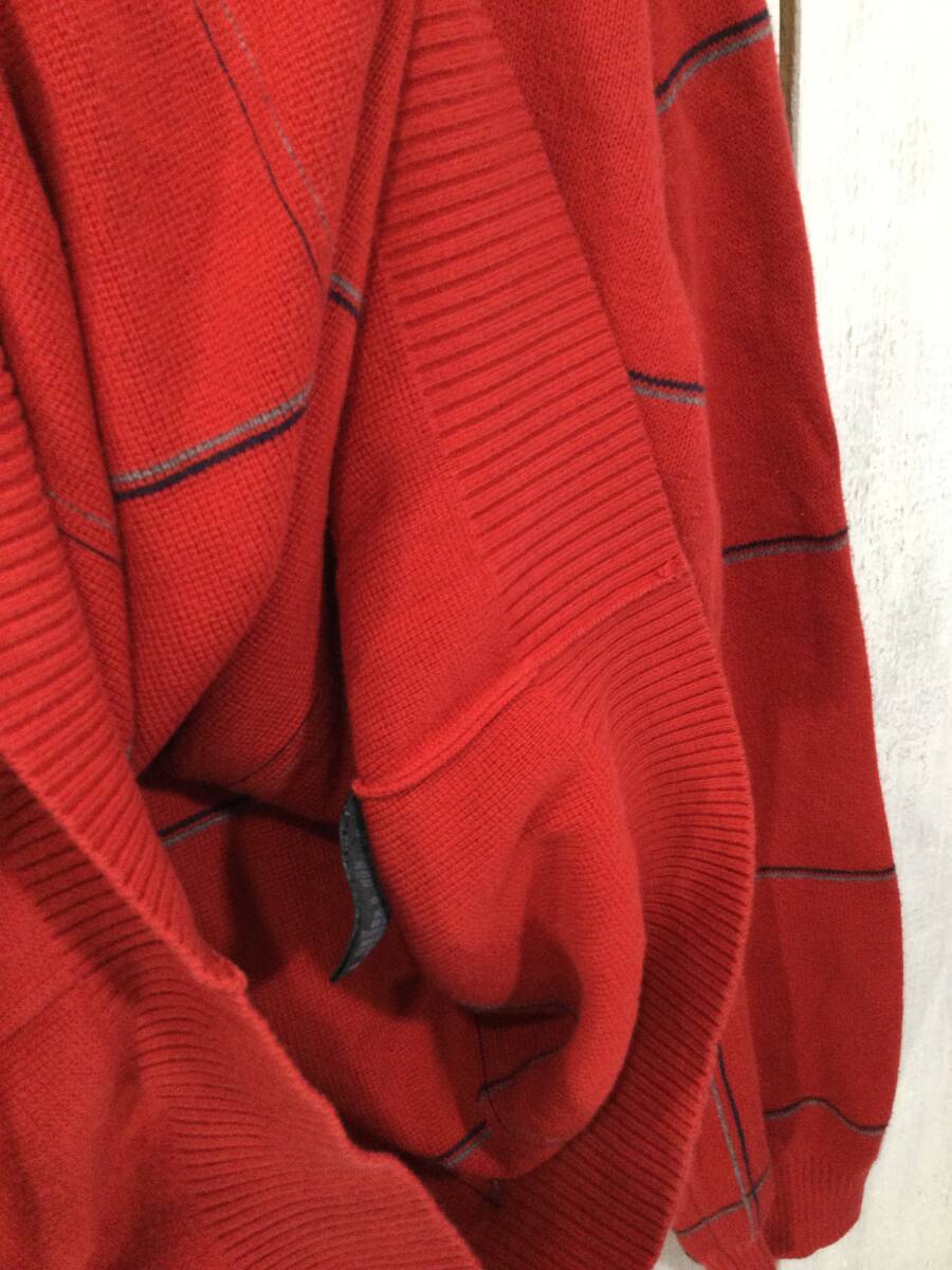 TOMMY HILFIGER トミーヒルフィガー 柄 コットンニット セーター メンズXL 大きめ 良品_画像7