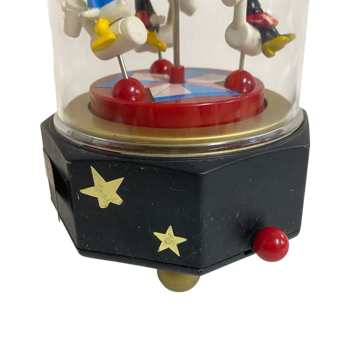 ディズニー オルゴール アンティーク メリーゴーランド レトロ WALT DISNEY サンキョー インテリア ミニー ミッキー ドナルド_画像5