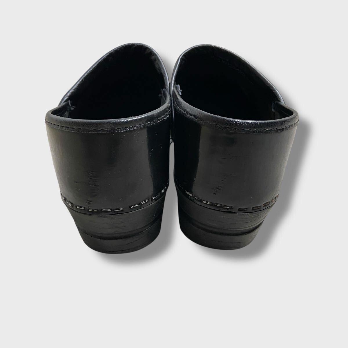 送料無料☆dansko☆ダンスコ☆プロフェッショナル☆パテントレザー☆クロッグ☆ブラック☆レディース25cm_画像6