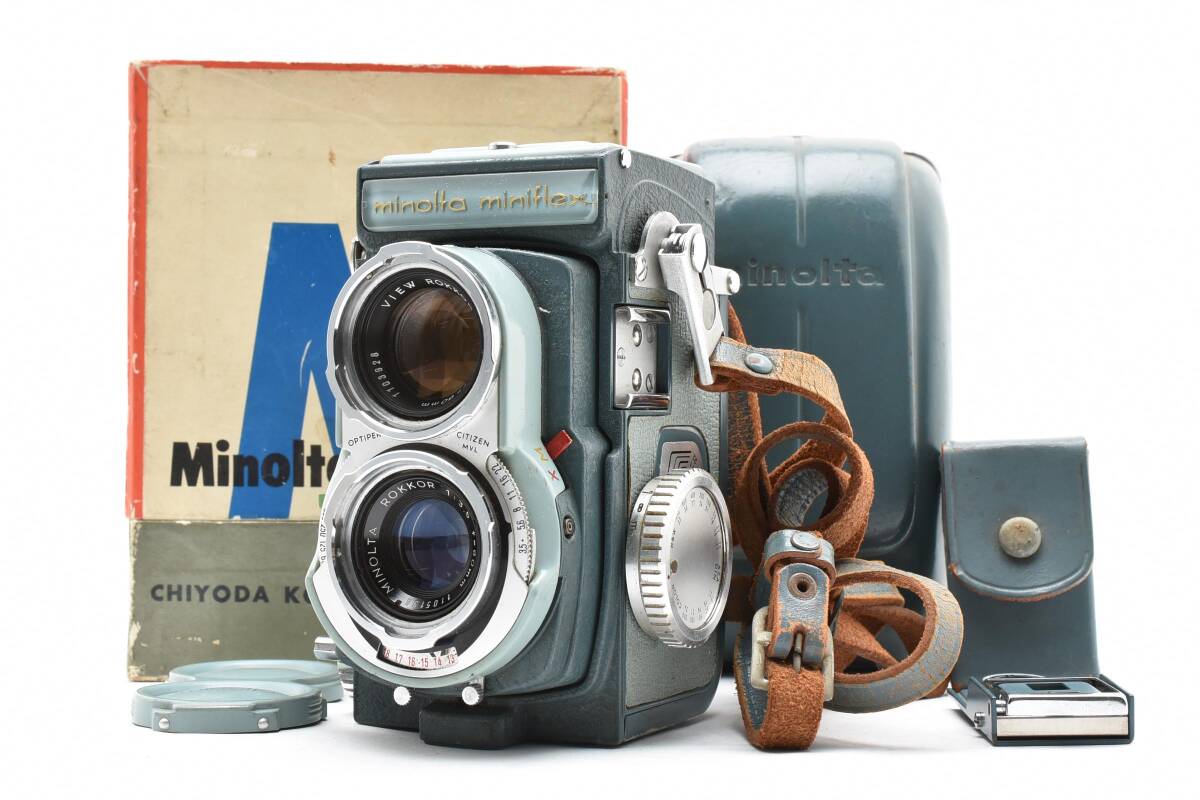 minolta miniflex ミノルタ 1:3.5 f=60mm ミニフレックス 二眼レフ カメラ レンズ ジャンク品 #A0571_画像1
