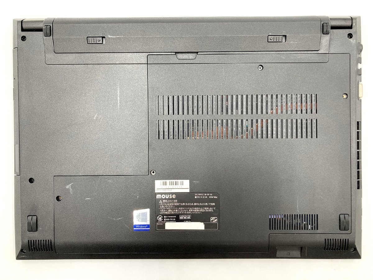 【大分発送】【ジャンク品】mouse computer / MousePro-NB510Z2 / Core i7-8 / 起動不可/通電可 /ノートパソコン /中古品_画像5
